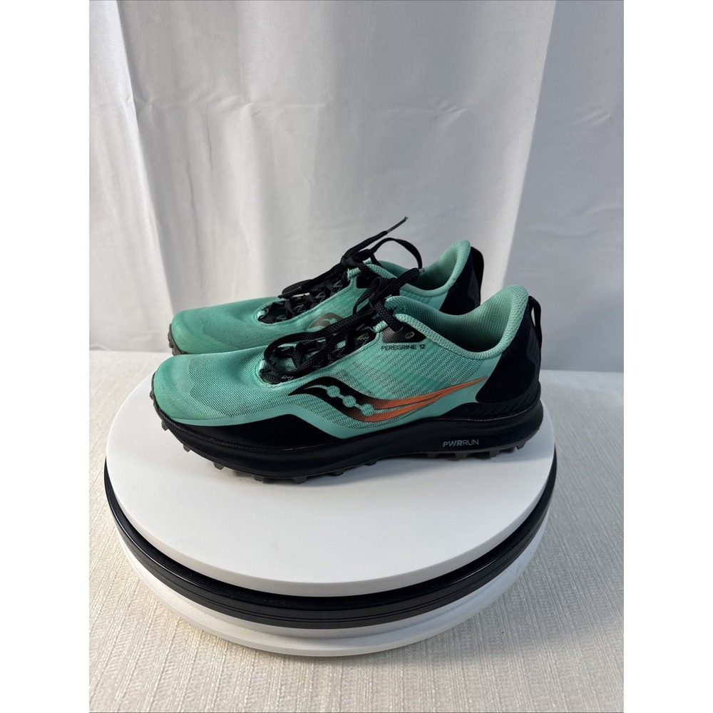 Size 8 - Saucony Peregrine 12 Cool Mint Zest